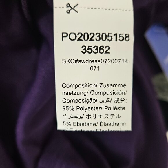 Floerns Womens Plus Size 2X  Mock Neck Short Sleeve Bodycon Pencil Midi Dress - Picture 9 of 9